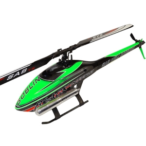 GOBLIN BLACK NITRO 700 GREEN/CARBON (With ThunderBolt Main And Tail Blades)