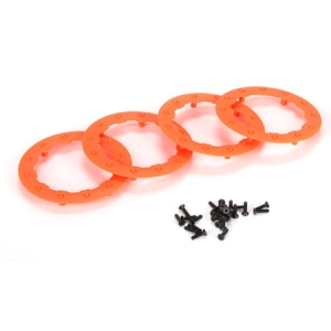 LOS43009 Beadlock Ring, Orange w/ Screws (4): 22SCT/TEN-MT