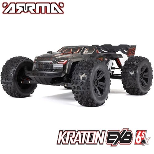ARRMA 1/8 KRATON 6S BLX 4X4 EXtreme Bash Speed Monster Truck RTR, Black 크라톤EXB 옵션버젼